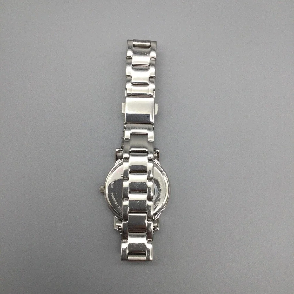 TFX Bulova Womens Watch 31mm Silver Dial Crystal 36T117 New Battery 7.75